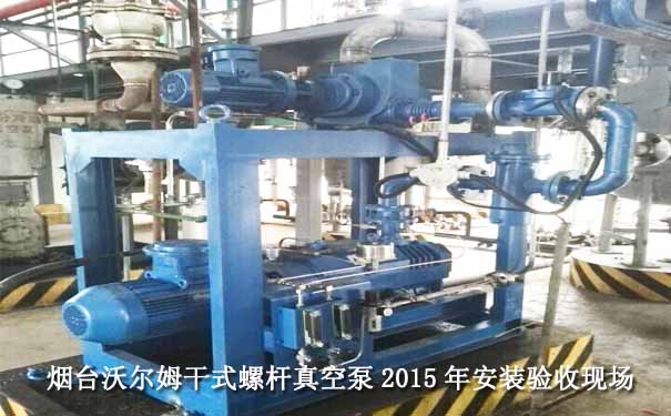 2015.10四川某化工SDP300干式螺桿真空泵項目案例